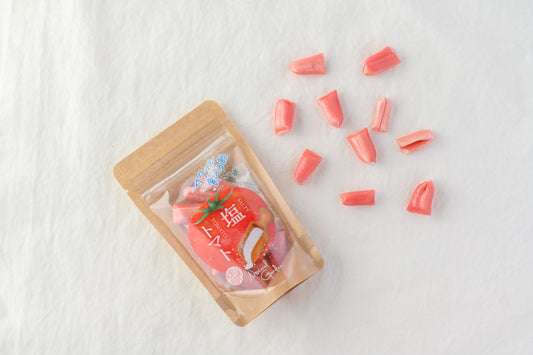 サクッと食べる飴4種セット(有田みかん・ぶどう山椒とショコラ・塩トマト・みかん花蜂蜜と生姜)