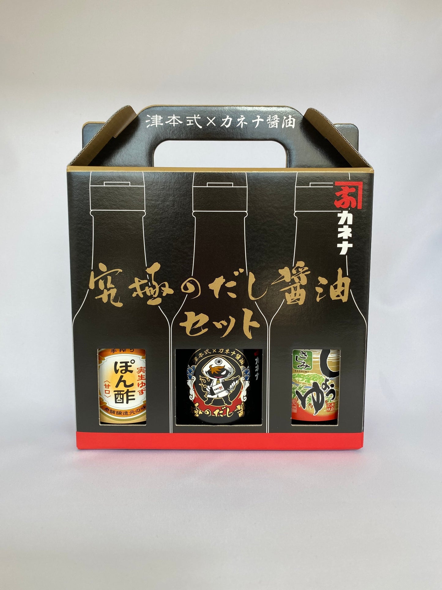 津本式×カネナ醤油　究極のだし醤油セット